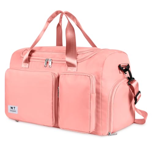 WT Faltbare Reisetasche Sporttasche, 35L Gepäcktasche Große Weekender...