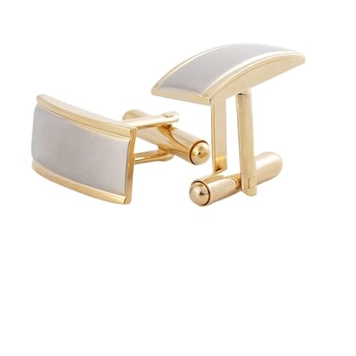 KDBDFC Square Zircon Diamond Inlaid Cufflinks Men's French