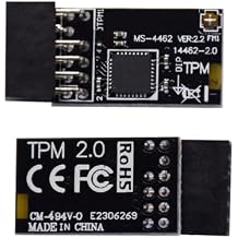 TPM 2.0 Module 12Pin, TPM SPI Module Encryption Security Module with SLB 9672, for MSI for Windows 11 motherboards