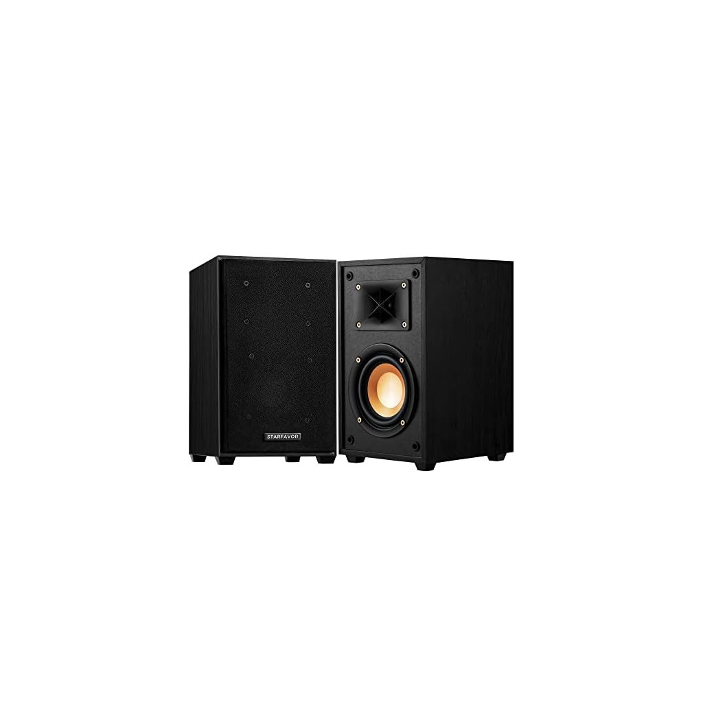 Starfavor-Passive-Bookshelf-Speaker-2-Way-Home-Stereo-Speaker-Special-Horn-Design-Boost-Bass-Passive-Speakers-Pair-for-Home-Bedroom-and-Studio-Wood-Color-Needs-Amplifier-or-Receiver-to-Operate