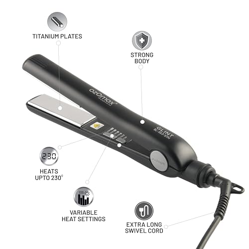 Image of OZOMAX GLINT PROFESSIONAL HAIR STRAIGHTENER