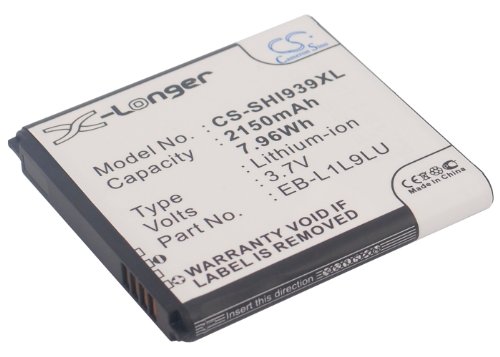 TECHTEK Batería 2150mAh Compatible con [Samsung] Galaxy S3 Duos, SCH I939D sustituye EB L1L9LU