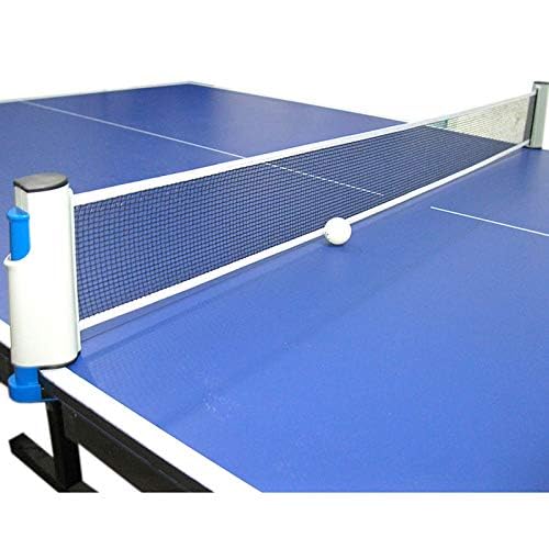 ShopCentre Portable Table Tennis Ping Pong Net Set – Retractable & Adjustable Net with Push Clamps | Mini Indoor & Outdoor Table Tennis Accessory for Kids & Adults