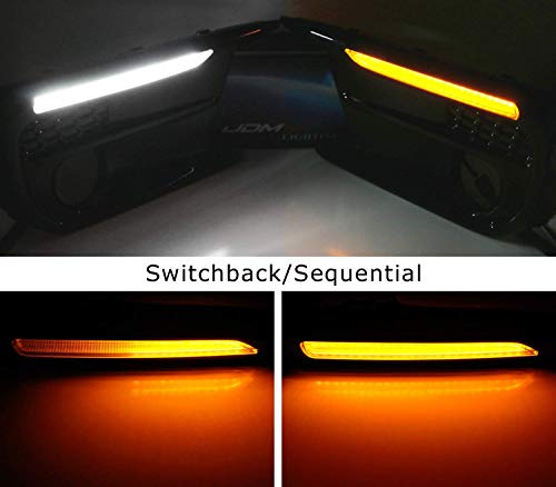 Lámparas LED diurnas iJDMTOY para Subaru WRX 2018-2021 miniatura 3