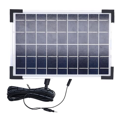 Spacnana di Irrigazione Solare Automatico con Timer Intelligente 9V 5W IP65, Pannello Solare in ABS per Piante da Balcone in Serra da Giardino, 10 modalità di Irrigazione, 30 Gocciolatori, Uso