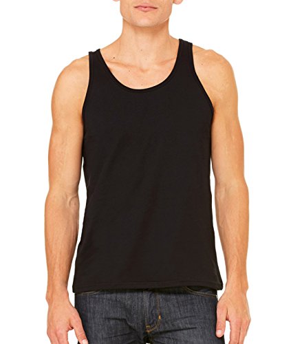 Canvas The Unisex Jersey Tank (Black) (2X-Large) #TOP1