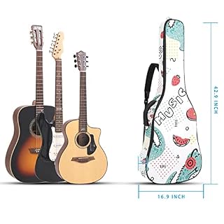 Hondank Housse de transport étanche pour guitare avec bandoulière réglable Motif animaux mignons, Multicolore 09, 42… - Les Beatles, Paul McCartney, John Lennon, RIngo Starr, George Harrison Hondank Housse de transport étanche pour guitare avec bandoulière réglable Motif animaux mignons, Multicolore 09, 42… – Image 4