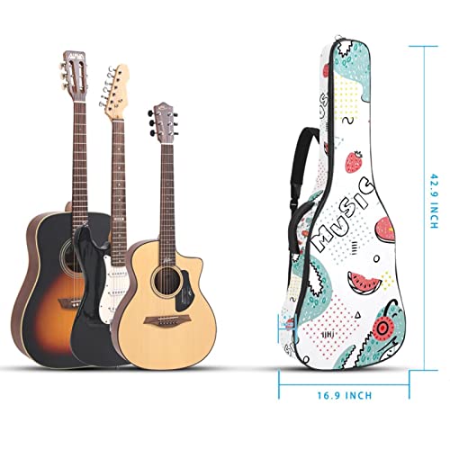 Hondank Housse de transport étanche pour guitare avec bandoulière réglable Motif animaux mignons, Multicolore 09, 42… - Les Beatles, Paul McCartney, John Lennon, RIngo Starr, George Harrison Hondank Housse de transport étanche pour guitare avec bandoulière réglable Motif animaux mignons, Multicolore 09, 42… – Image 5