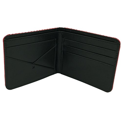 JDM Bride Racing wallet with bride fabric leather Red3