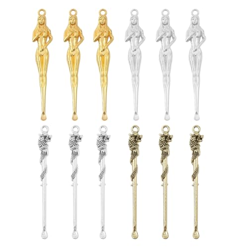 Cuillères à oreilles dragon en laiton vintage Ximimark lot de 12 cure-oreilles