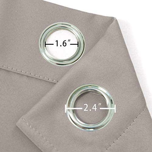 Image of LEMOMO Light Beige Thermal Blackout Curtains /52 x 95 Inch /Set of 2 Panels Room Darkening Curtains