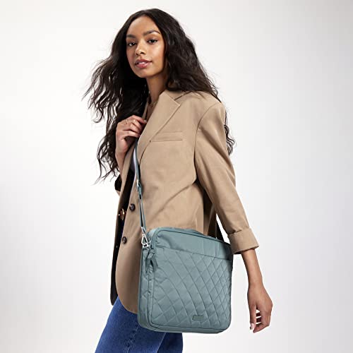 Sac d'ordinateur portable Vera Bradley en sergé olive - 2