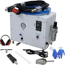 INTSUPERMAI Dry Ice Blasting Machine 110V 3.3LBS/1.5KG Capacity Dry Ice Cleaning Machine with 0-0.8MPa Pressure & 0-0.5kg/min Flow Precision CO2 Blaster for Electronics Manufacturing SMT PCB Board