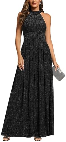 Ever-Pretty Women's Elegant Halter Formal Dresses Evening Gowns P...