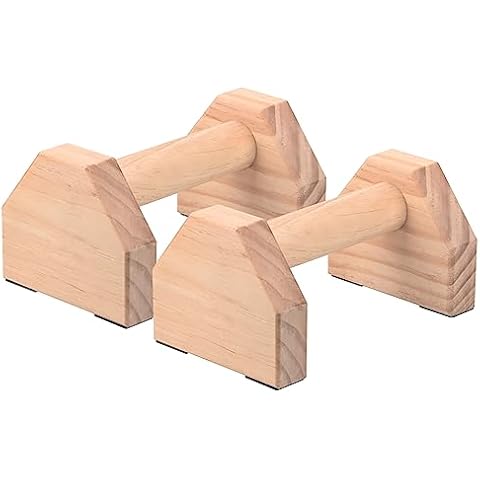 FASPUP Wooden Parallettes for Fitness Training Cover