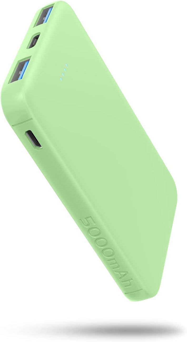 VANYUST Mini Power Bank,Portable Charger 5000mAh Capacity