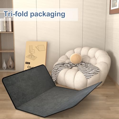 image for Placoot Corduroy Heavy Duty Office Chair Mat for Carpet & Hardwood Flo