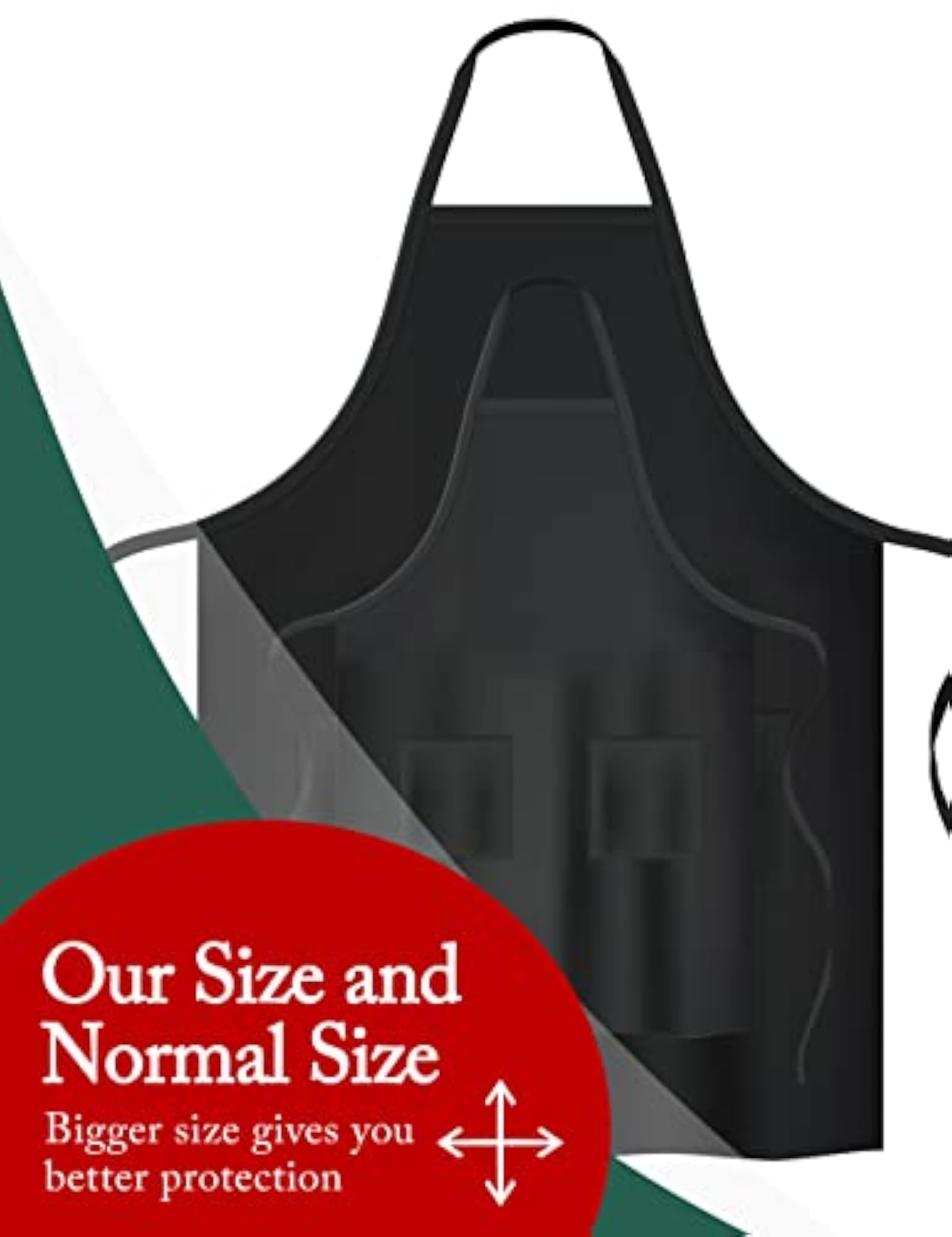 Cotton Linen Plus Size Aprons for Women, Gift for Home Cooking