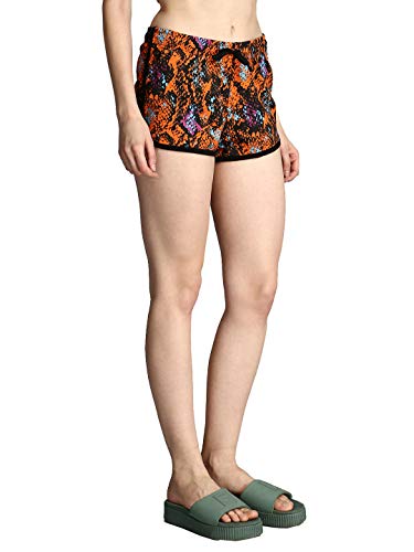 Image of KOTTY Printed Women Multicolor Night Short (Multi Coloured,32)