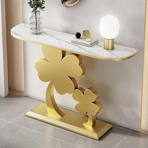Mesa de sofá de entrada elegante para organizar el vestíbulo familiar 2