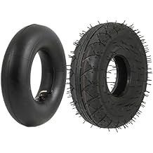 2pcs 4.10/3.50-4 Tyre Tire for Lawn Mowers, e-Bike Motorbike and Hand Trucks