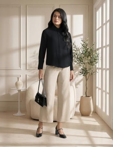 Image of Symbol Premium Women's Soft Formal Shirt (Button Down | Regular Fit | Desk-to-Dinner) (Available in Plus Sizes)