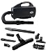 Oreck Compact Canister Vacuum-Handheld Cannister Cleaner & Blower w/HEPA Filter Bag for Dusting Dirt & Dog Hair for Hardwood, Wooden & Tile Floors, BB1200DB, Black