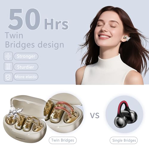 Casque Bluetooth 6.0 à oreilles ouvertes qui ne tombe pas durant l'effort - 5