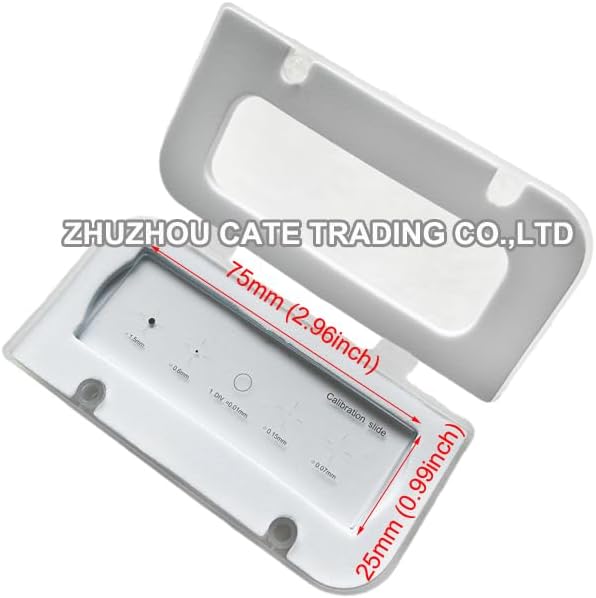 1pc Dot Crosshair Optical Glass Microscope Slides Multifunction Plate Reticle Accurate Calibration Slide Stage Micrometer