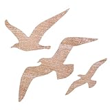 Installation facile : profitez de la légèreté de cette décoration murale en bois représentant des oiseaux, qui vous permet de créer sans effort un décor mural sur le thème de la vie marine dans votre maison de plage ou votre chalet familial. décoration murale hirondelle, décoration murale pour maison au bord d'un lac
