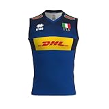 Errea Herren Naz Italia Volley 1^mg Ad 22/23 T-Shirt, Hellblau Blau, L