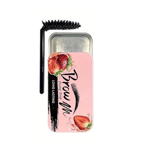 Rostblant Crema modeladora de cejas,Gel modelador transparente, definidor, fijador y de larga duración,Maquillaje de cejas de larga duración con efecto laminado,Cepillo modelador integrado,fresa