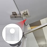 2 Stück Scharnier-Reparaturplatte, für Möbel, Schränke, Fenster – Ansicht 4