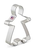 Ann Clark Gingerbread Girl Cookie Cutter - 5.25 Inches - Tin Plated Steel