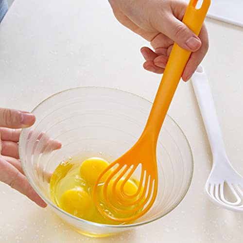 A/A Nylon Flat Whisk Household Manual Whisk Mixing Spoon For Blending Frothing Cooking Baking Kitchen Gadgets 2 Pcs #TOP2