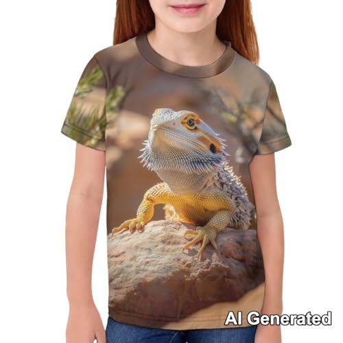 Image of Xhuibop Kids T Shirts for Boys Size 3-16 Girls Short Sleeve Sportswear Active Tops