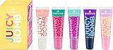 essence JUICY BOMB shiny lipgloss set, Nr. 03, natürlich, glänzend, schimmernd, transluzent, acetonfrei, vegan, ohne Mikroplastikpartikel, glutenfrei, 1er Pack (1pcs)