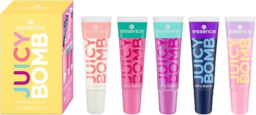 essence JUICY BOMB shiny lipgloss set Nr. 03 glänzend natürlich 1pcs