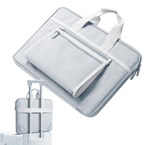 Bolsa para portátil, funda protectora para portátil de tela Oxford impermeable, funda protectora portátil con asas ergonómicas para estudio y transporte