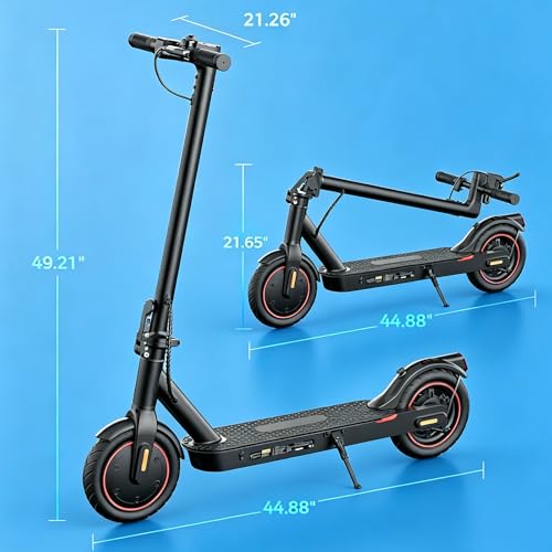 Image of Electric Scooters - Electric Scooter Adults, 1200W /1000W /500W Motor, 28 /25 /21 /18 MPH Top Speed, 10'' /8.5'' Tires, 28 /25 /23 /21Miles, APP Control E Scooter for Teens