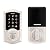 Kwikset SmartCode 270 Keyless Entry Electronic Touchpad Deadbolt Door Lock with Auto-Lock, Custom User Codes, Advanced Security in Satin Nickel Traditional