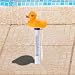 MALSSE Termómetro dispensador de piscina flotante de dibujos animados Imagen de MALSSE Termómetro dispensador de piscina flotante de dibujos animados