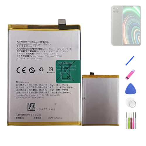 Batterie de rechange BLP771 pour bloc alimentation interne de téléphone Realme C3