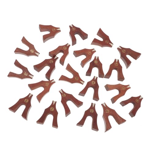 SEWACC 21個 木製古筝橋 古筝支柱 耐久性のある天然木素材 弦楽器の交換用部品 演奏者や初心者向け