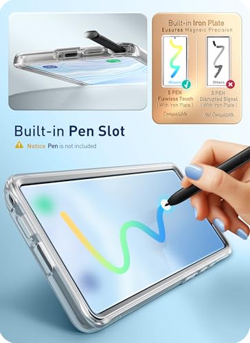 Protection intégrale S25 Ultra avec protège écran compatible empreinte digitale