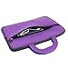 Evecase HP Stream 11 UltraPortable Handle Carrying Portfolio Neoprene Sleeve Case Bag for HP Stream 11 11-d010nr Notebook 11.6 inch Laptop - Purple