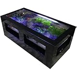 バーズアイ水槽 湧テーブル レクタングラ120 ブラック