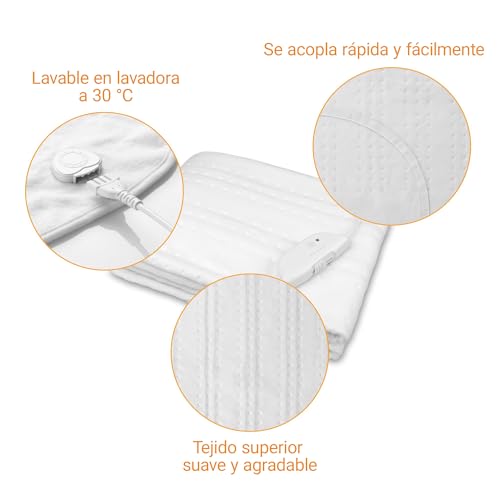 Miniatura 4 de Medisana Hu 674 Calientacamas Eléctrico, 150 X 80 Cm, Desconexión Automática, Protección Contra El Sobrecalentamiento, 4 Ajustes De Temperatura, Lavable, Adecuado Para Todos Los Colchones Estándar