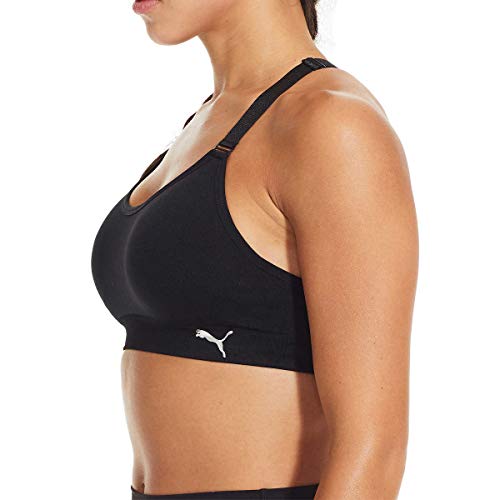 PUMA Women Sports Bra, 3-Pack (Black/White/Grey, XX-Large)