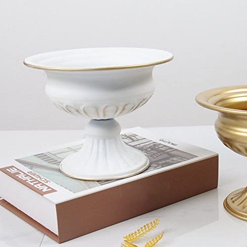 Vase en métal trompette pour centre de table de mariage chic - 8